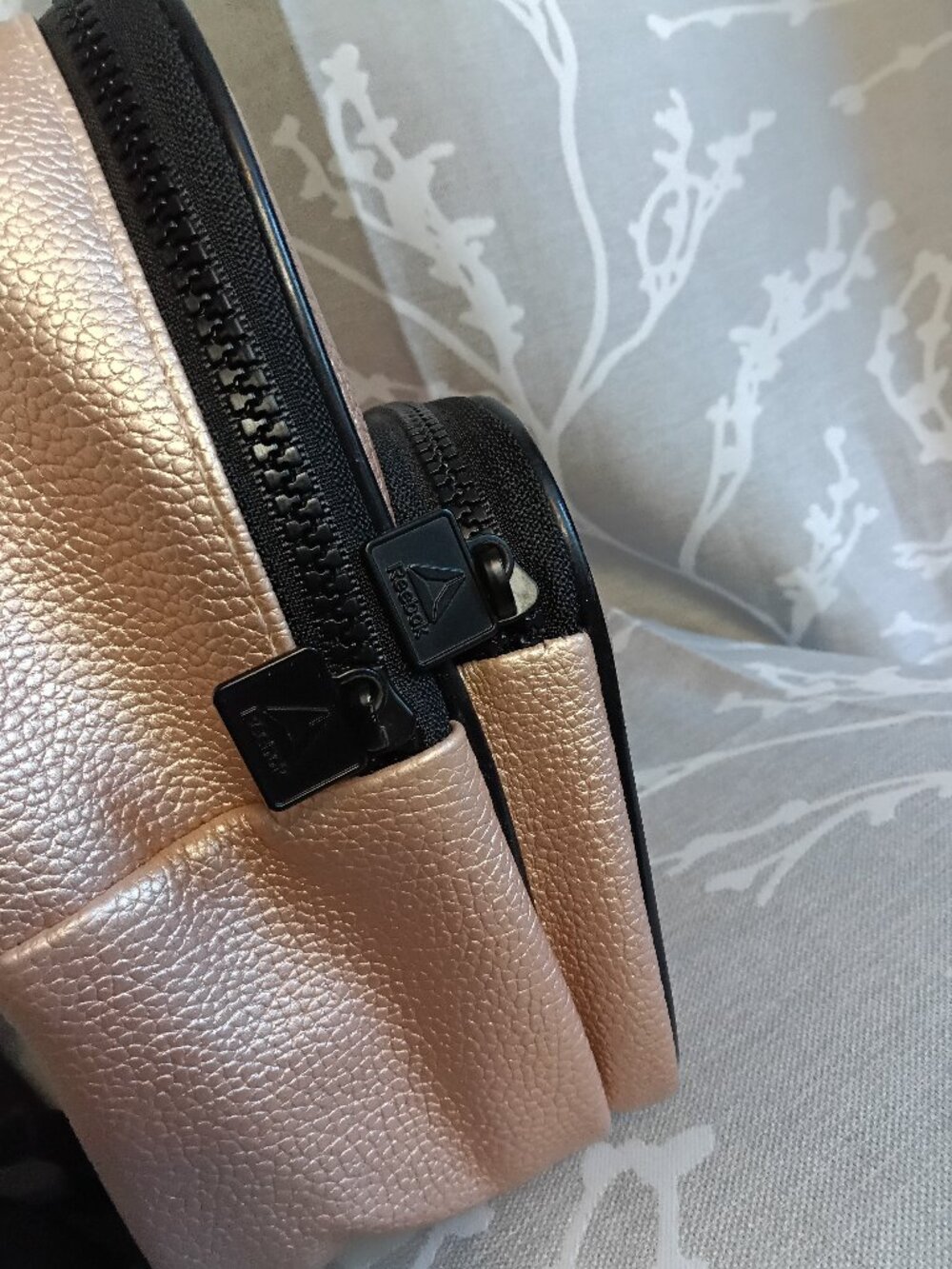 REEBOK Rose Gold Metallic Mini Backpack - Picture 4 of 10
